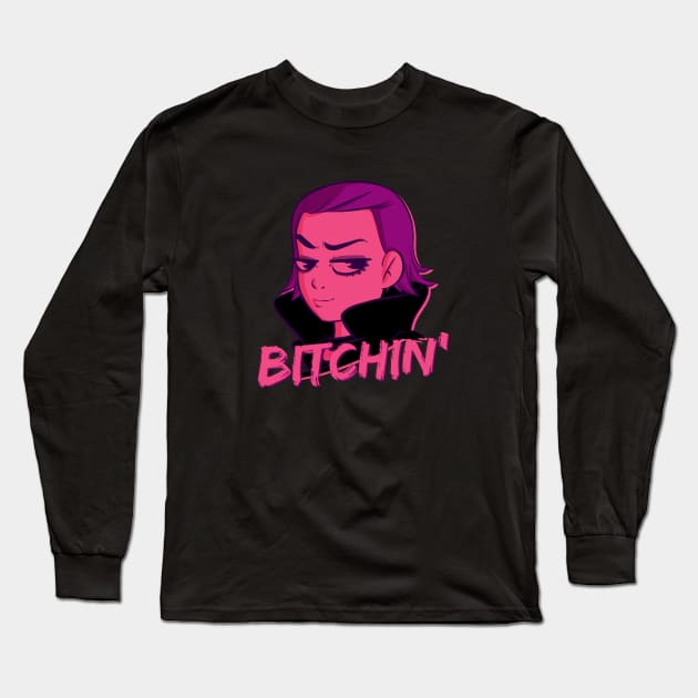 Bitchin' Stranger Things Long Sleeve T-Shirt by DonCorgi